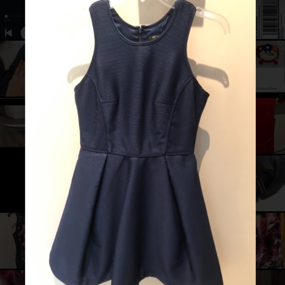 Maje Navy A-Line Dress